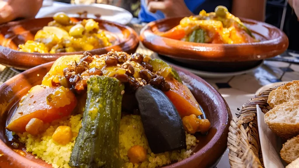 Moroccan Dishes in Marrakech