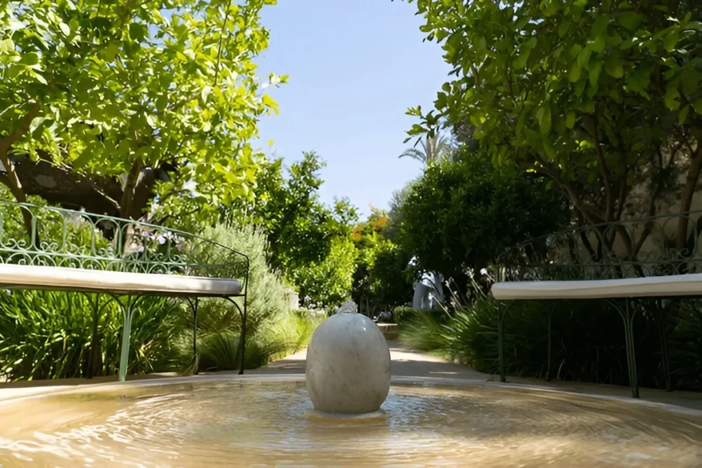 Gardens Marrakech – cacti and blue walls at Jardin Majorelle