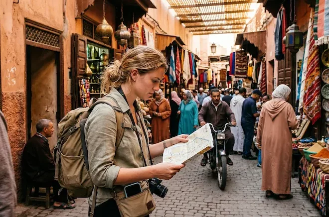 Walking the Medina: A Survival Map