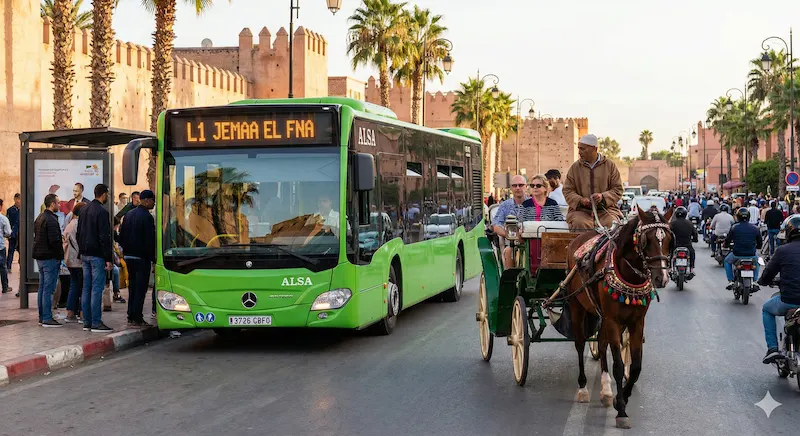 getting around marrakech